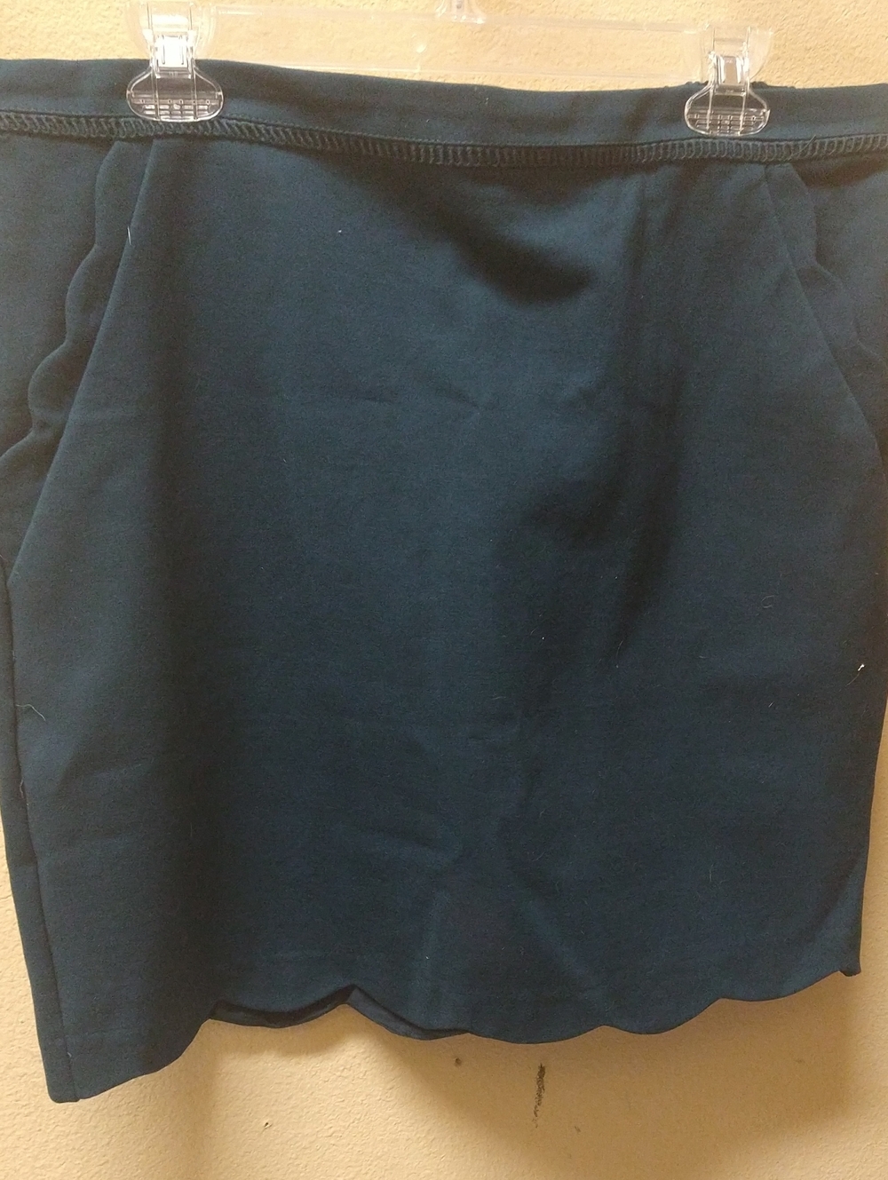 Skies Are Blue Teal Ponte Skirt